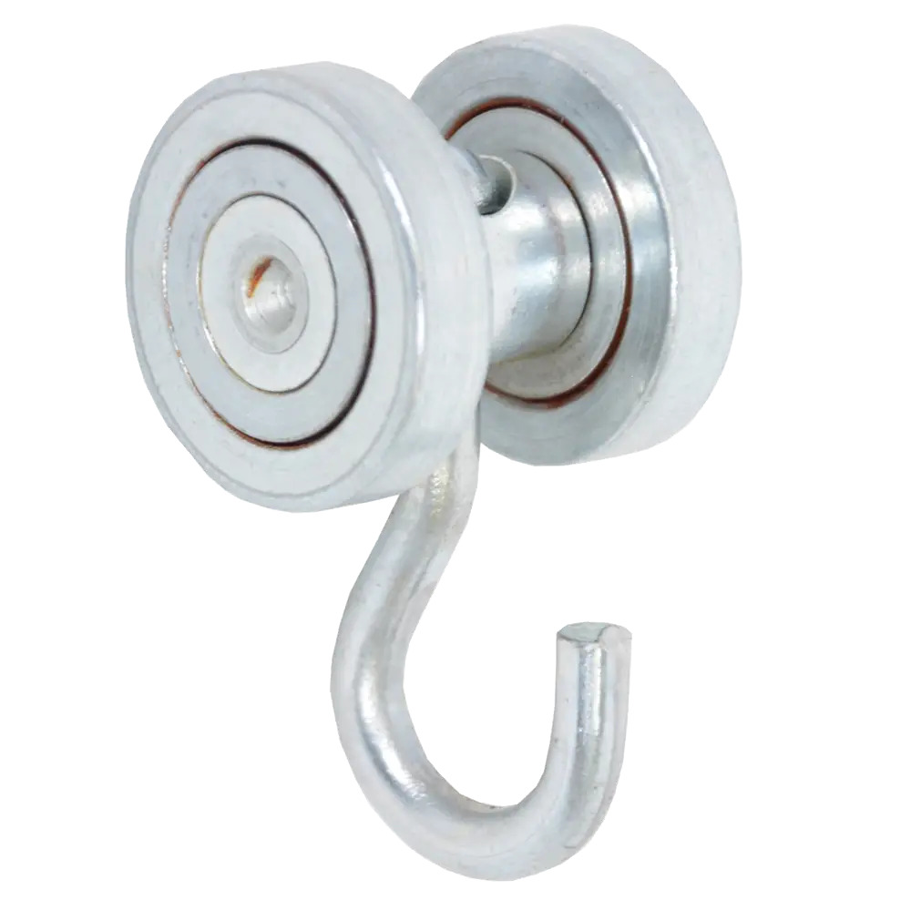 Steel ball bearing roller with 1" hook