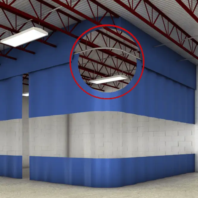 Industrial Curtain Enclosure